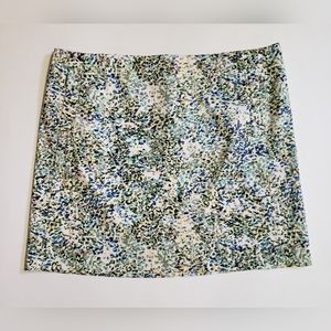 J.CREW Floral Stretch Mini Skirt